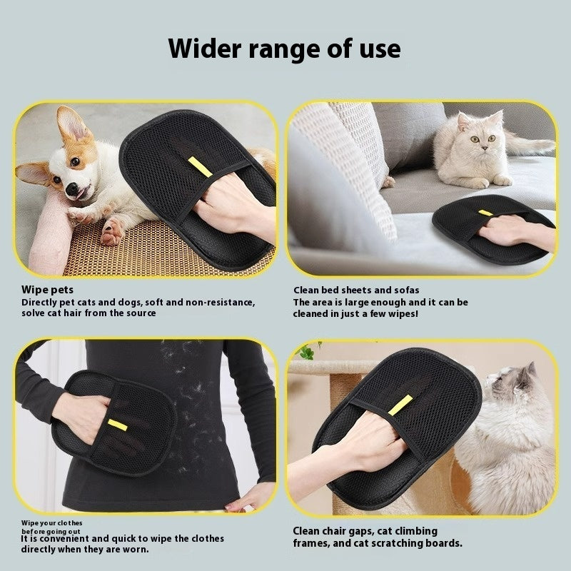Luva Removedora de Pelos para Gatos e Cachorros. Limpeza Facil